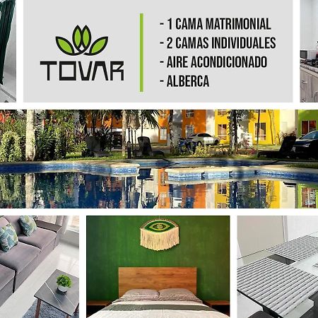 Appartement Bonito Departamento En Privada Con Alberca à Cancún Extérieur photo