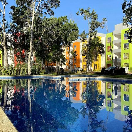 Appartement Bonito Departamento En Privada Con Alberca à Cancún Extérieur photo