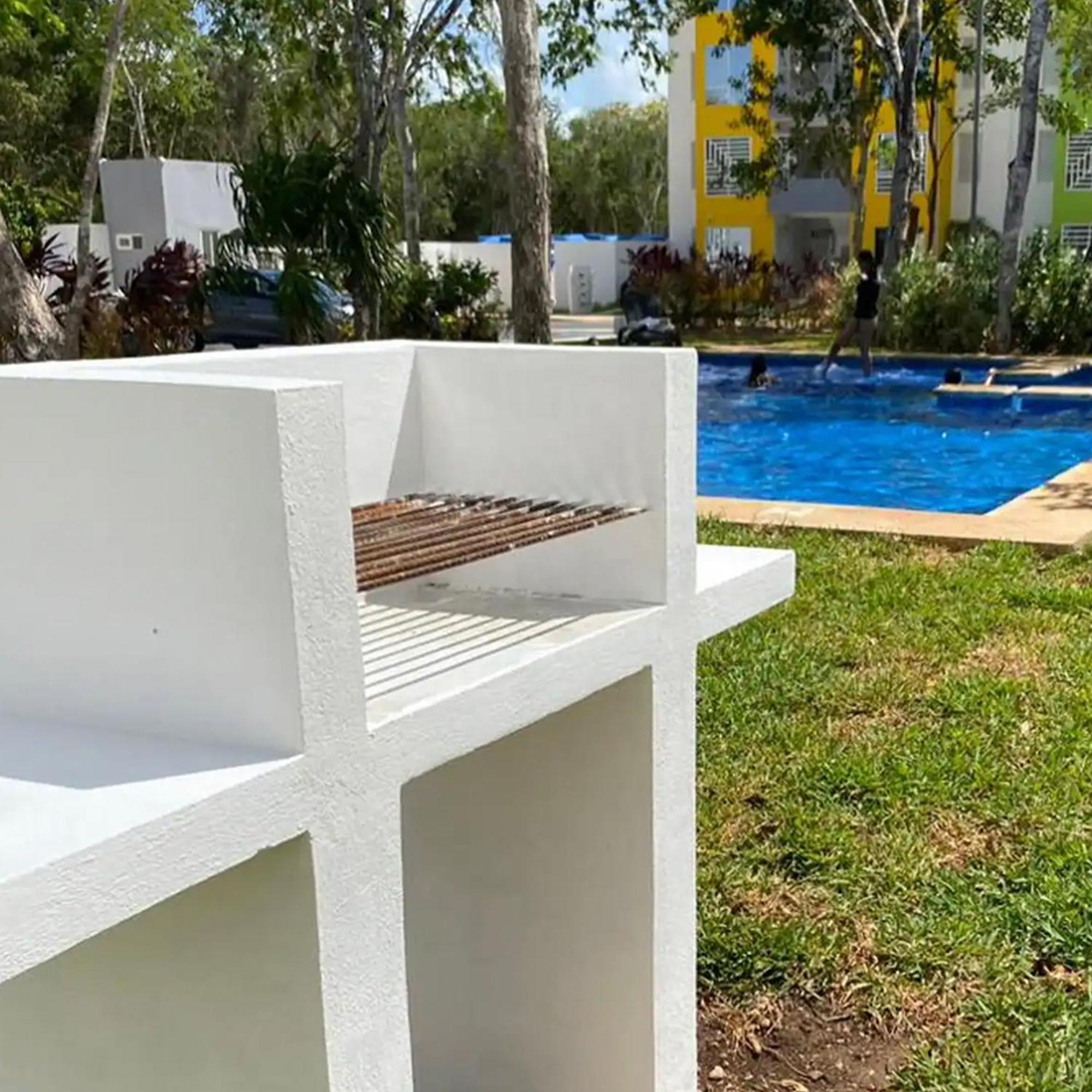 Appartement Bonito Departamento En Privada Con Alberca à Cancún Extérieur photo