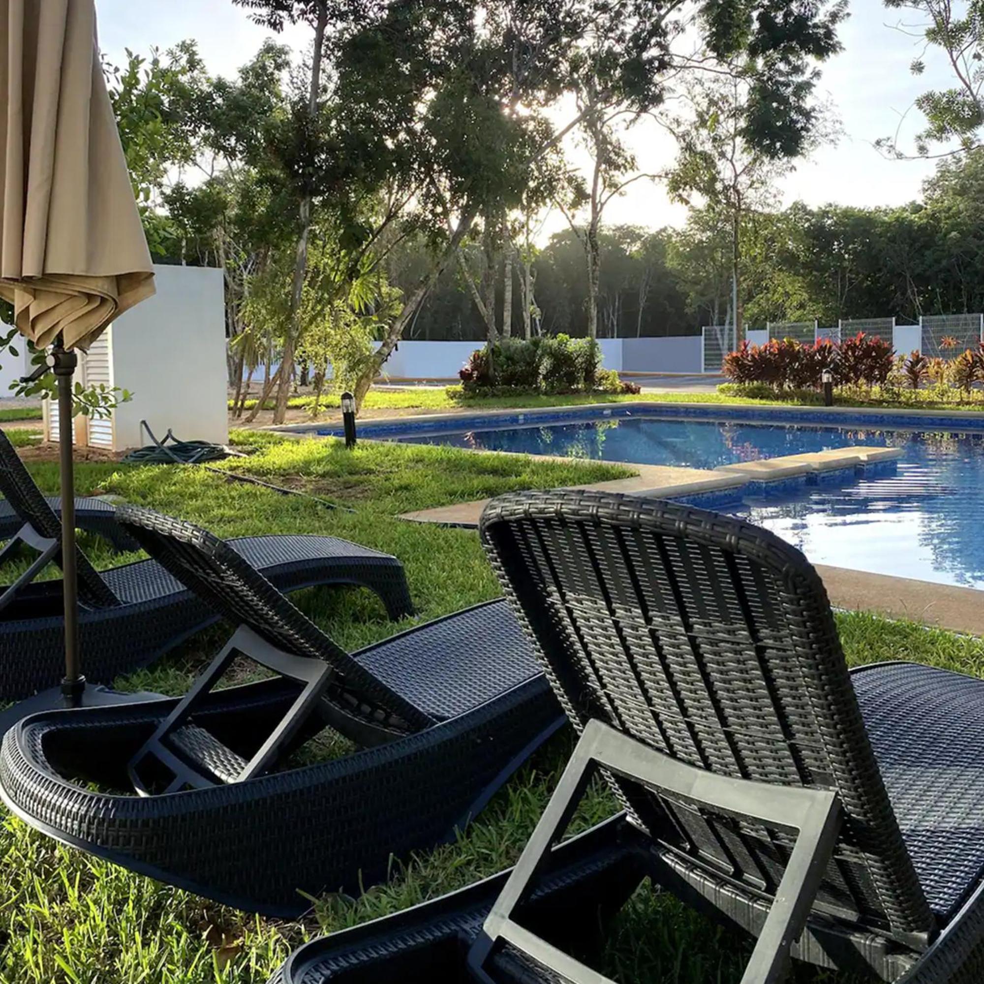 Appartement Bonito Departamento En Privada Con Alberca à Cancún Extérieur photo